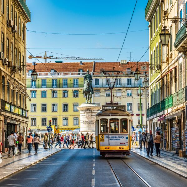 Street scene in Lisbon, Portugal
